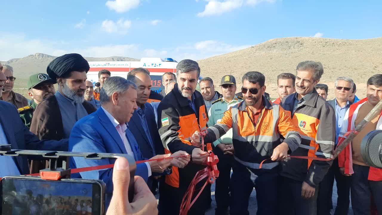 افتتاح بیش از ۵ کیلومتر از باند دوم چادگان_ اصفهان با حضور معاون وزیر راه و شهرسازی
