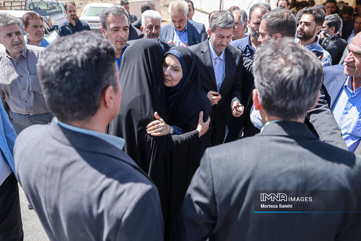 سفر وزیر راه و شهرسازی به شهرستان مبارکه
