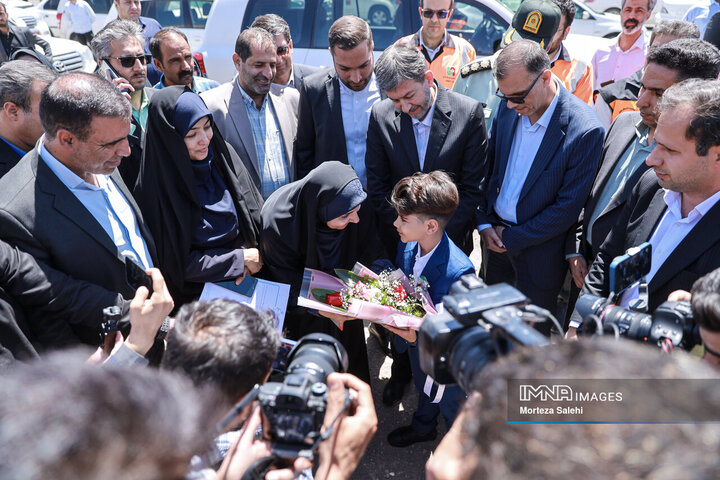 سفر وزیر راه و شهرسازی به شهرستان مبارکه