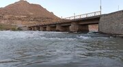 فیلم| حجم آب ورودی به سد زاینده‌رود در منطقه پل سودجان