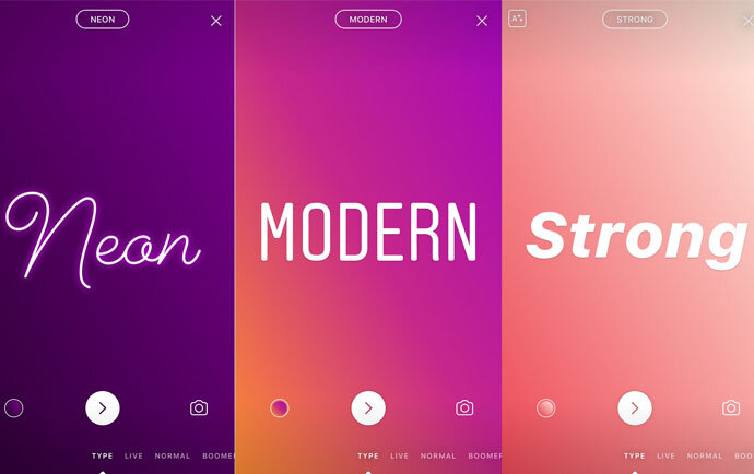 تغییر فونت اینستاگرام