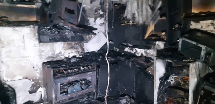 خوابگاه دختران در خیابان ظفر تهران طعمه آتش شد