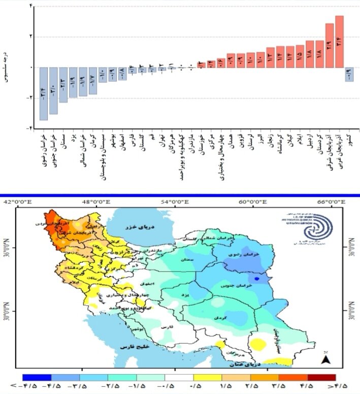 کمبود ۸ میلیمتری بارشها در کشور + جزئیات جدیدترین پیش بینی بارش ها در ایران