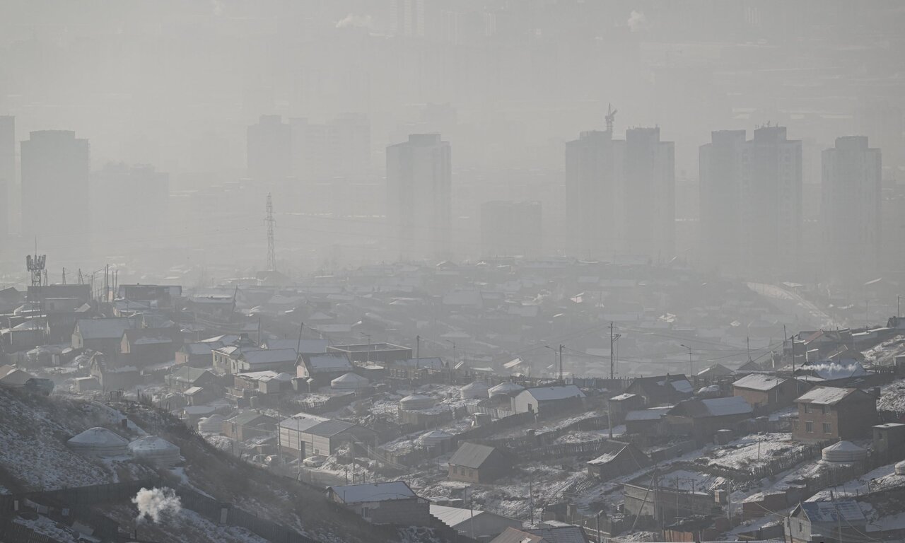 اولانباتور در چنگال بیرحم آلودگی زغالسنگ+ تصاویر