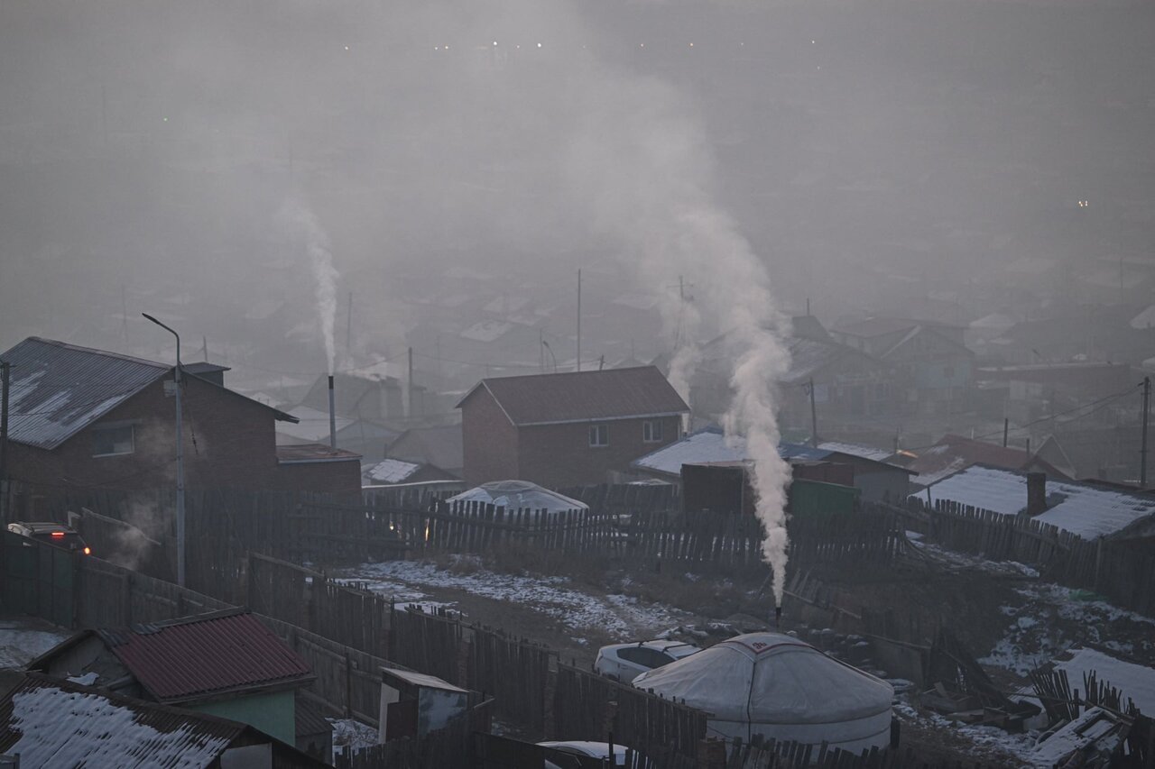 اولانباتور در چنگال بیرحم آلودگی زغالسنگ+ تصاویر