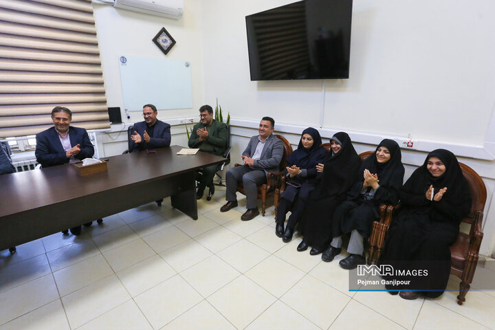 آیین تکریم و معارفه اداره کل سرمایه انسانی، اداره کل بازرسی و اداره کل حسابرسی شهرداری اصفهان