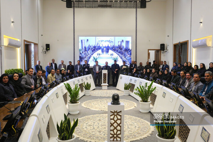 آیین تکریم و معارفه اداره کل سرمایه انسانی، اداره کل بازرسی و اداره کل حسابرسی شهرداری اصفهان