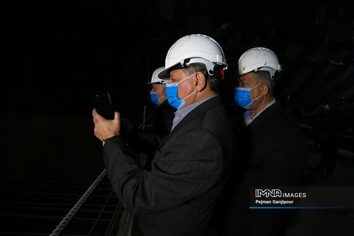 بازدید مدیران بنیاد تعاون سپاه پاسداران از پروژه‌های شاخص شهرداری اصفهان