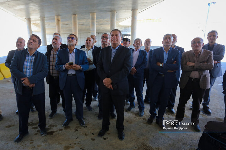بازدید مدیران بنیاد تعاون سپاه پاسداران از پروژه‌های شاخص شهرداری اصفهان