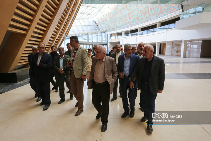 بازدید مدیران بنیاد تعاون سپاه پاسداران از پروژه‌های شاخص شهرداری اصفهان