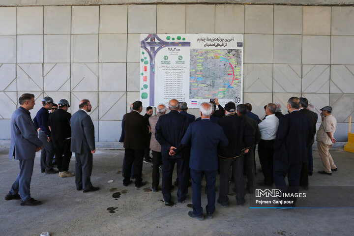 بازدید مدیران بنیاد تعاون سپاه پاسداران از پروژه‌های شاخص شهرداری اصفهان