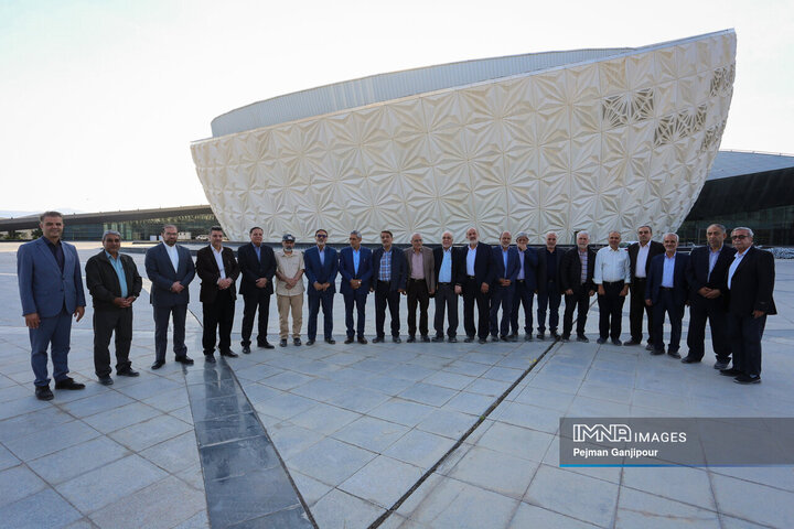 بازدید مدیران بنیاد تعاون سپاه پاسداران از پروژه‌های شاخص شهرداری اصفهان