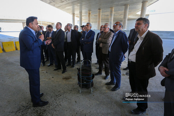 بازدید مدیران بنیاد تعاون سپاه پاسداران از پروژه‌های شاخص شهرداری اصفهان