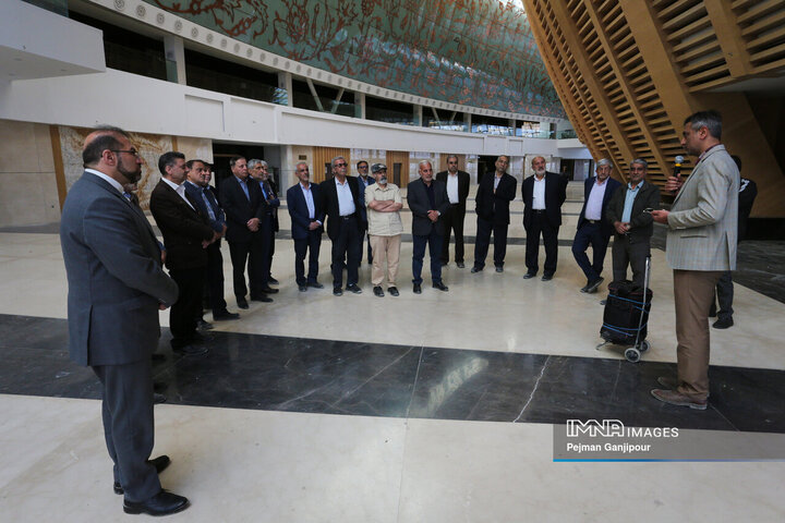 بازدید مدیران بنیاد تعاون سپاه پاسداران از پروژه‌های شاخص شهرداری اصفهان