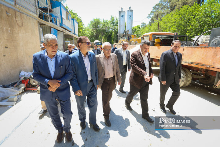 بازدید مدیران بنیاد تعاون سپاه پاسداران از پروژه‌های شاخص شهرداری اصفهان