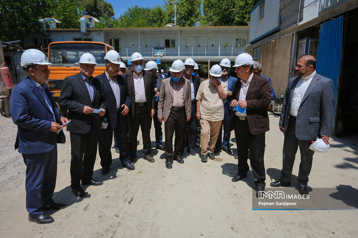 بازدید مدیران بنیاد تعاون سپاه پاسداران از پروژه‌های شاخص شهرداری اصفهان