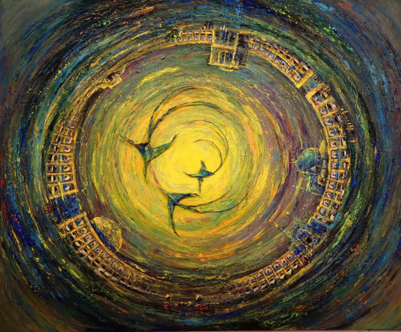 نفس کشیدن پرستوها در آسمان هنری مادرانه