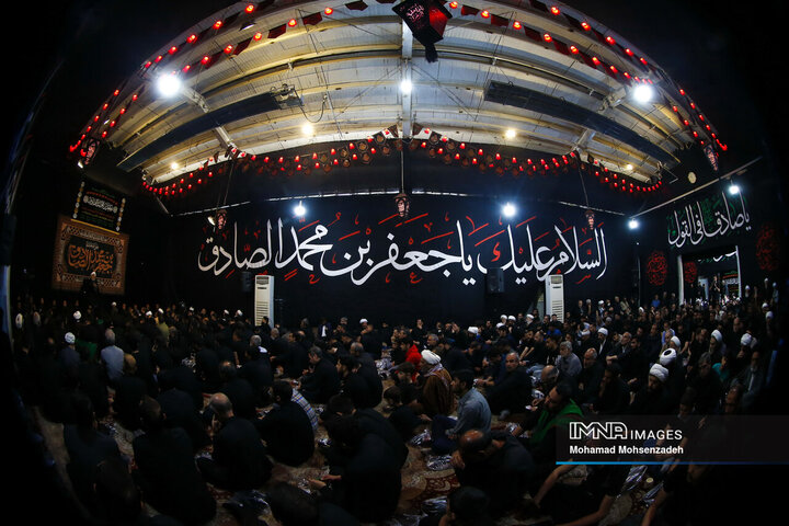 دسته عزاداری شهادت امام صادق(ع) در قم