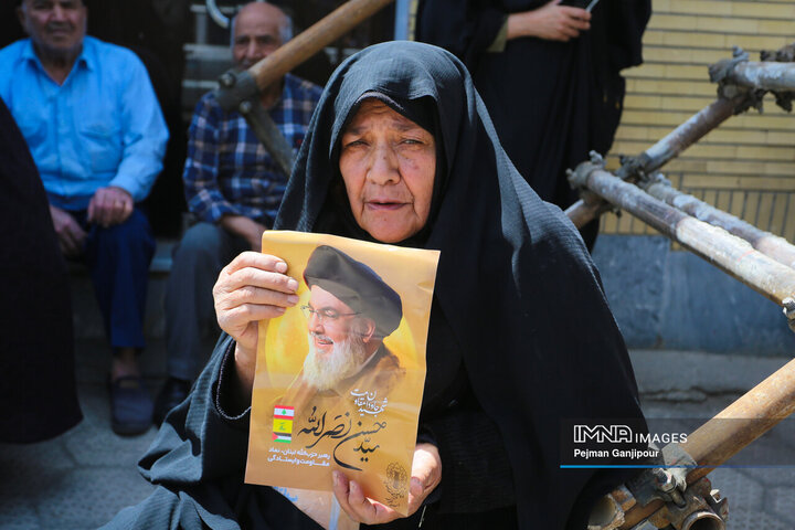 راهپیمایی مردم اصفهان در حمایت از مردم مظلوم غزه