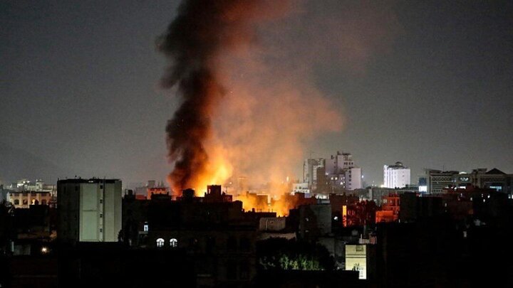 ۱۲ یمنی در حملات هوایی شب گذشته آمریکا شهید و مجروح شدند