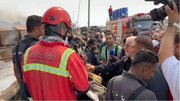 بازدید میدانی وزیر کشور از محل حادثه بندر شهید رجایی پس از کنترل حریق