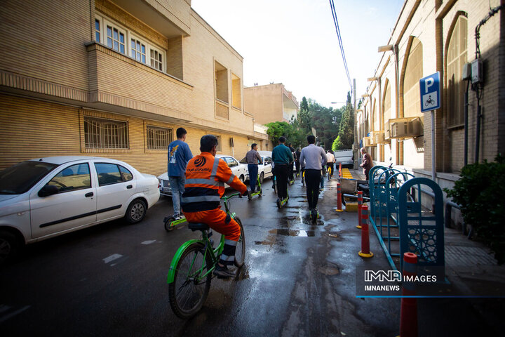 همایش دوچرخه‌سواری هواداران شهر