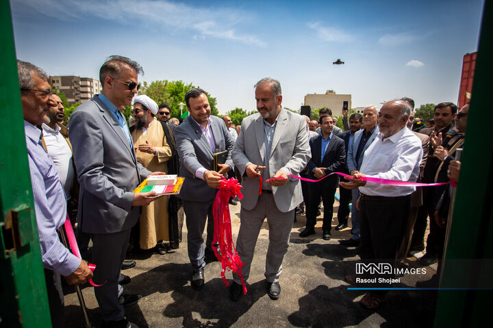 آیین بهره‌برداری از پروژه‌های منطقه 11 شهرداری اصفهان