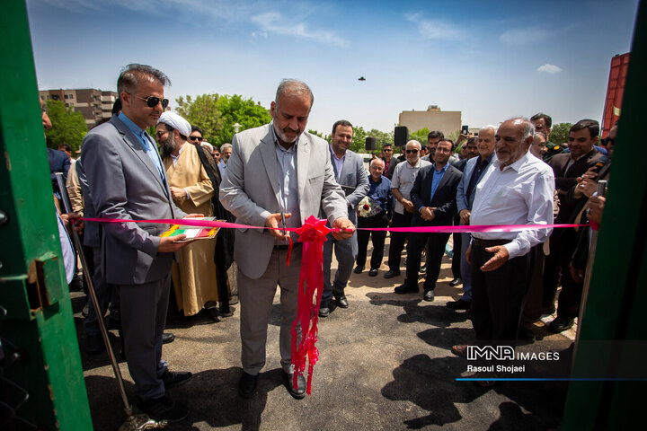آیین بهره‌برداری از پروژه‌های منطقه 11 شهرداری اصفهان