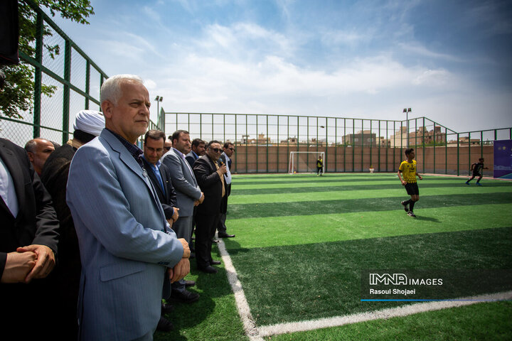 آیین بهره‌برداری از پروژه‌های منطقه 11 شهرداری اصفهان