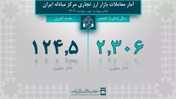 فروش ۱۲۵ میلیون دلار انواع ارز در روز سهشنبه
