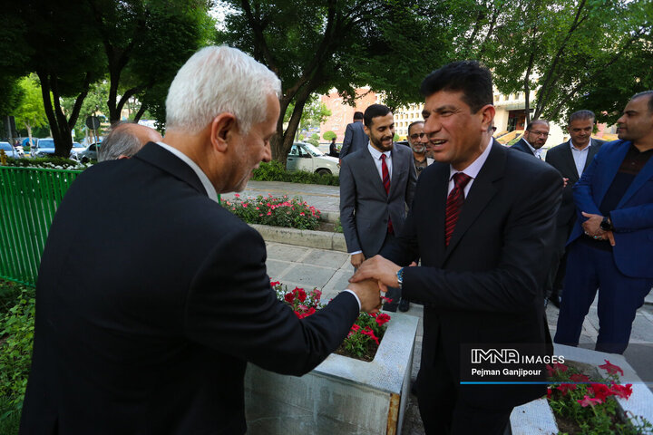 آیین افتتاح گذر صلح و دوستی در اصفهان