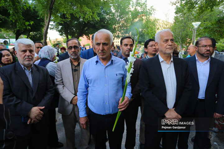 آیین افتتاح گذر صلح و دوستی در اصفهان