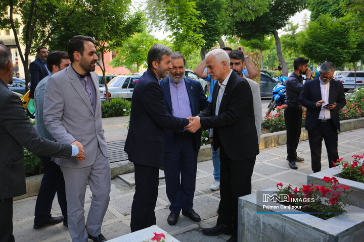 آیین افتتاح گذر صلح و دوستی در اصفهان