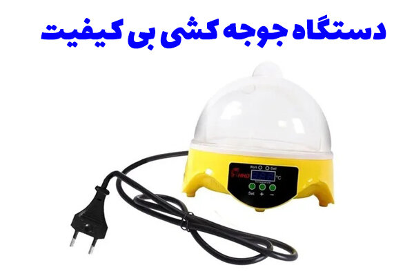 دستگاه جوجه کشی بی کیفیت