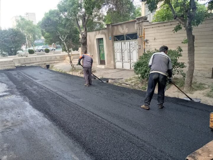 فیلم| مناطق حاشیه شهر بجنورد در اولویت آسفالت