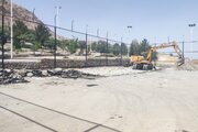 احداث مجموعه ورزشی روباز در پارک کوهستانی قائمیه