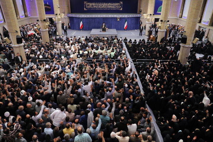 دیدار کارگزاران حج با رهبر انقلاب