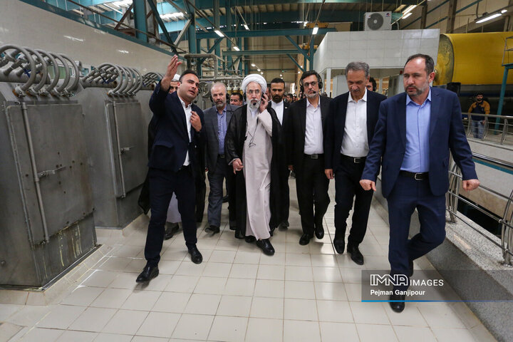 بازدید دادستان کل کشور از پالایشگاه غلات گلشهد