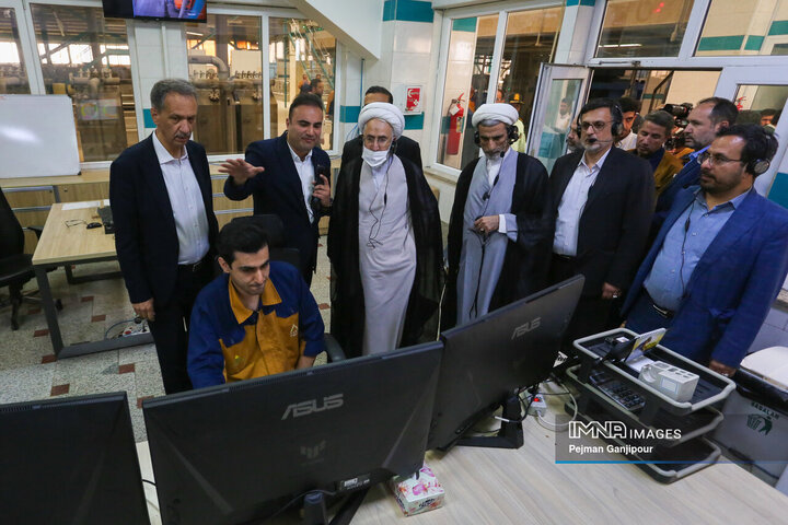 بازدید دادستان کل کشور از پالایشگاه غلات گلشهد