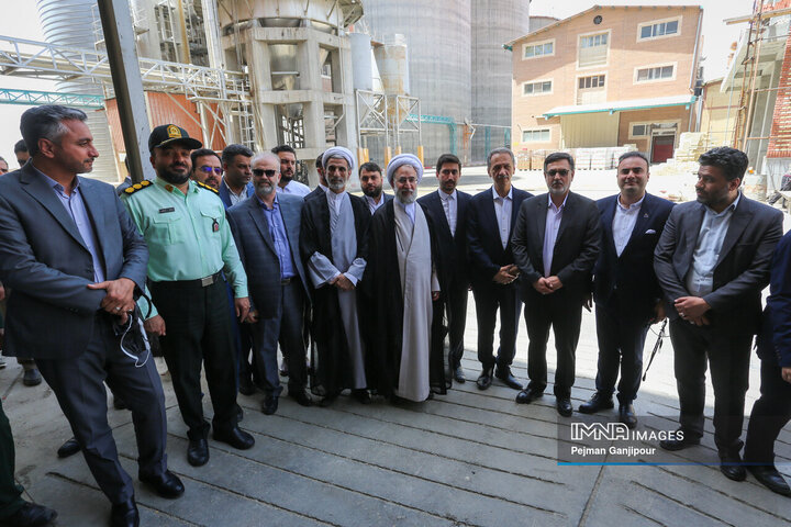 بازدید دادستان کل کشور از پالایشگاه غلات گلشهد