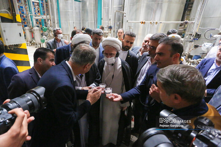 بازدید دادستان کل کشور از پالایشگاه غلات گلشهد