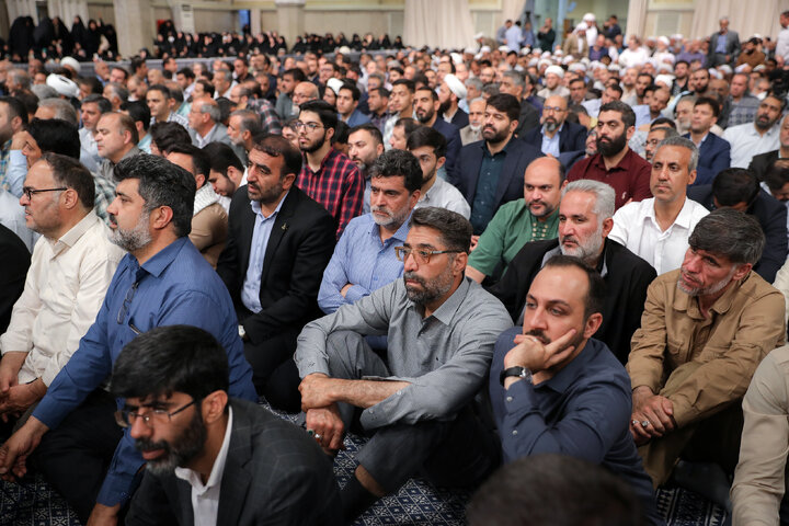 دیدار کارگزاران حج با رهبر انقلاب