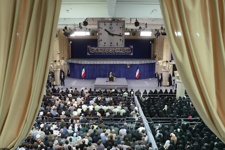 دیدار کارگزاران حج با رهبر انقلاب