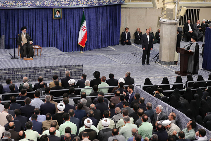 دیدار کارگزاران حج با رهبر انقلاب