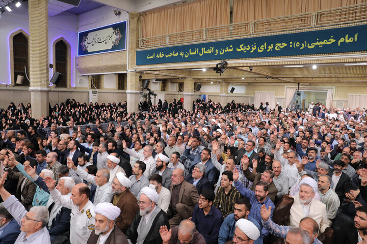 دیدار کارگزاران حج با رهبر انقلاب