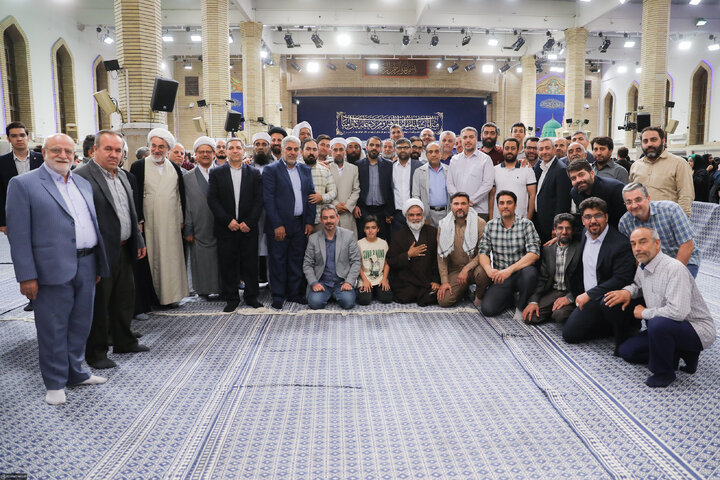 دیدار کارگزاران حج با رهبر انقلاب