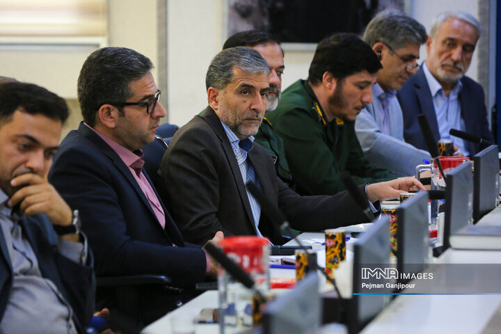 جلسه ستاد هماهنگی و برنامه‌ریزی بزرگداشت شهید آیت‌الله رئیسی و شهدای خدمت در اصفهان
