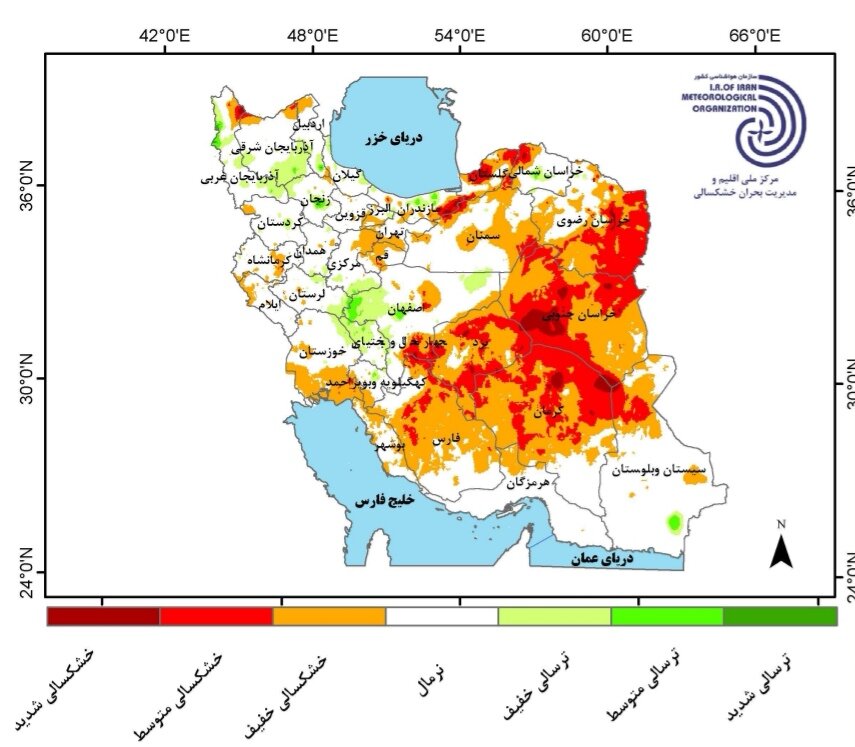 میانگین بارشها کمتر از بلندمدت ثبت شد + جزئیات جدیدترین پیشبینی بارشها در ایران