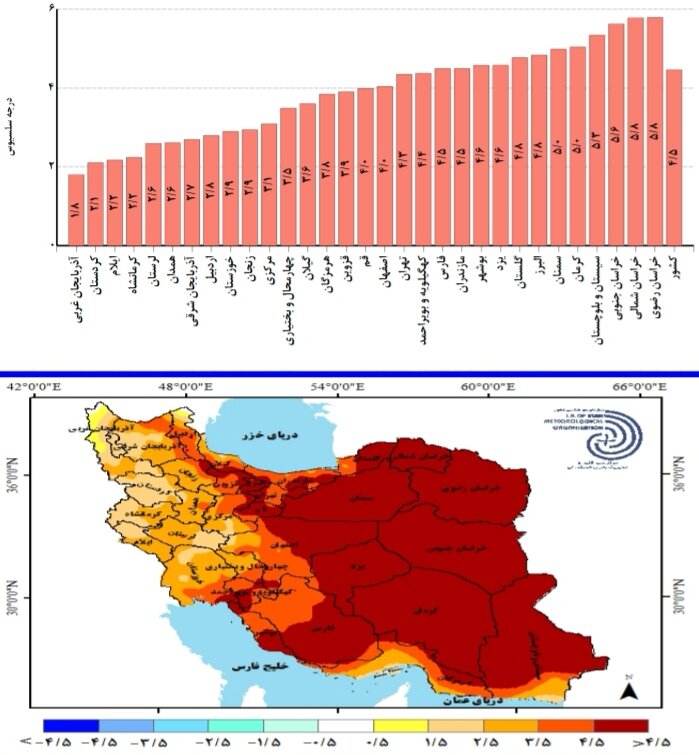 میانگین بارشها کمتر از بلندمدت ثبت شد + جزئیات جدیدترین پیشبینی بارشها در ایران