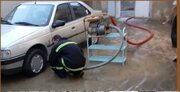 رفع ۳۴ مورد آب‌گرفتگی اماکن در سطح شهر کرمانشاه